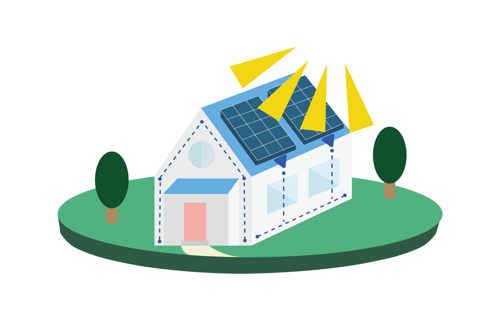 how do solar panels work: Converting the electrical current